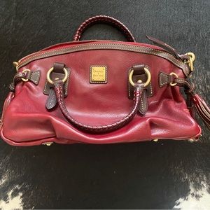 Genuine leather bag, Dooney & Bourke crossbody bag (like new)